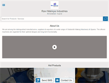 Tablet Screenshot of malviyaexports.com